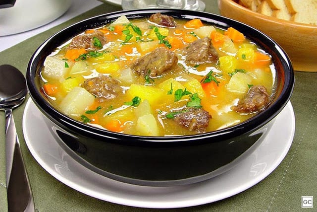 Imagem Sopa para diabéticos de carne com legumes