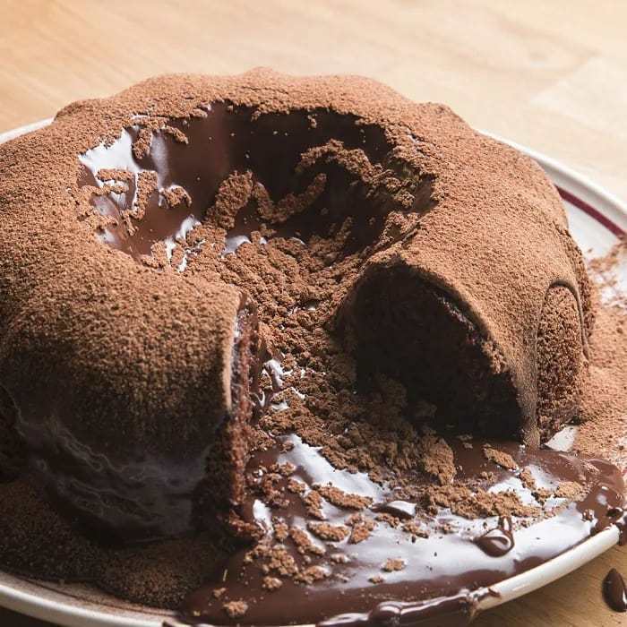 Imagem Bolo vulcão de chocolate