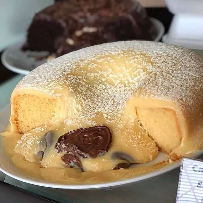 Imagem Bolo vulcão de Ninho com Nutella