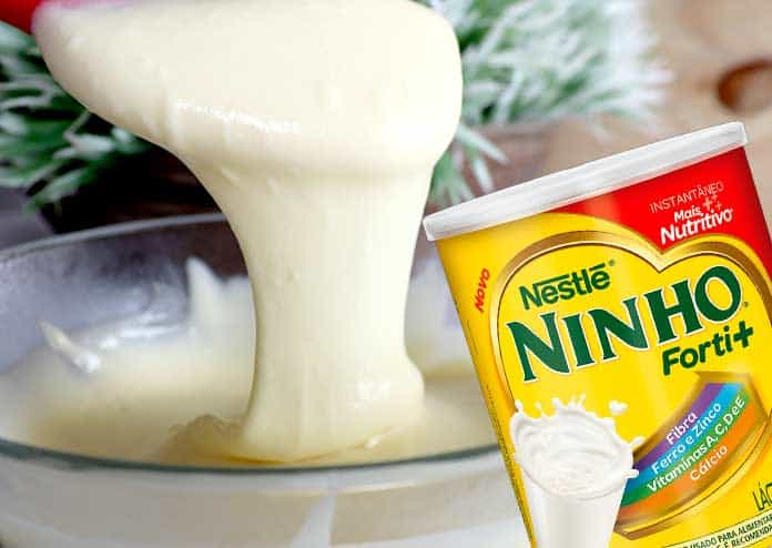 Imagem Creme de Leite Ninho para bolos