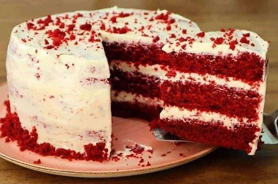 Imagem Massa red velvet para bolos