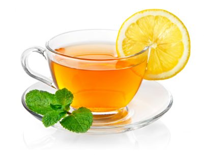 Chá de gengibre com casca de laranja