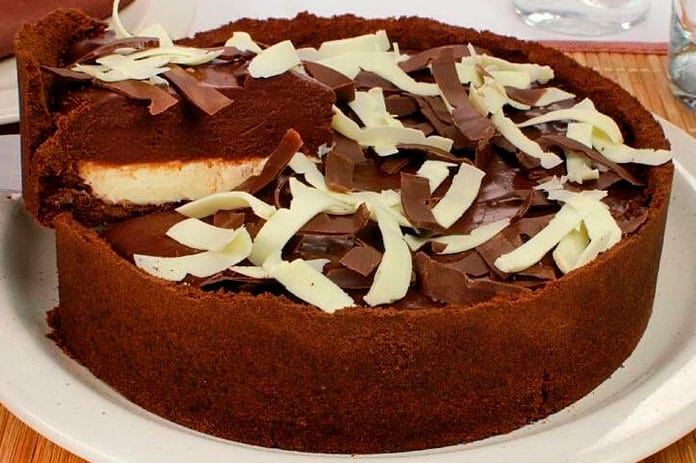 Imagem Torta de chocolate duplo