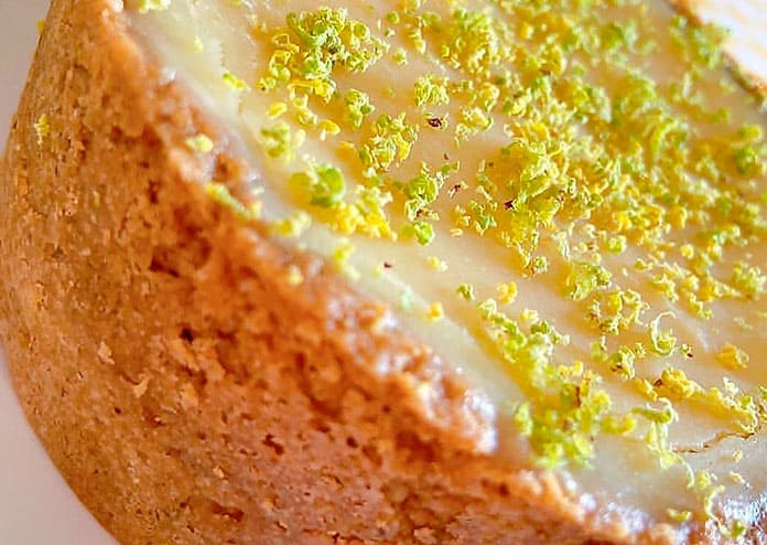 Imagem Torta de limão low carb