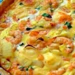 Receita de quiche de camarão com requeijão