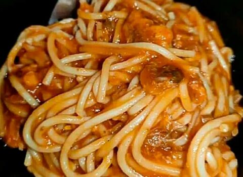Receita de Macarrão com sardinha