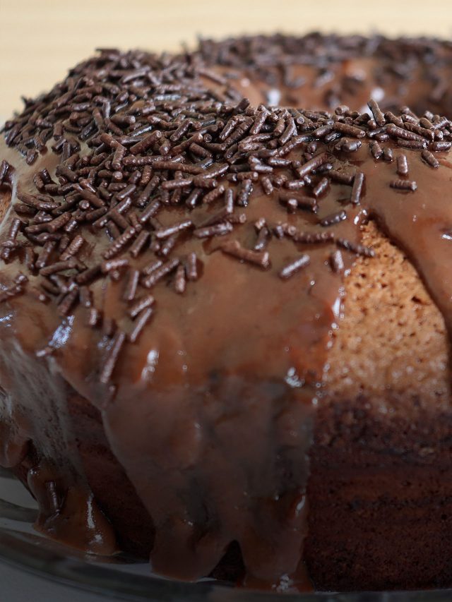 Imagem Faça um bolo de chocolate fofinho no liquidificador